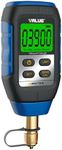 Digital Vacuum Gauge, HVAC Micron Vacuum Gauge Tester, 1/4" Flare, 0-30000 Microns Range, 2% Accuracy, 7/16-20UNF Interface, 4 Units Switch