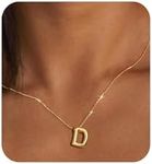 MTINEAPS Bubble Letter Necklace Gol