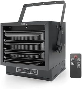 CTSC 7500W Garage Heater 240v - Garage Heater Electric - Electric Shop Heater - Garage Space Heater with Remote Control, 8-Hour Timer, Ideal for Workshop, ETL Compliant Garage Heaters