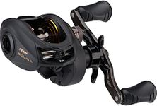 PENN Squall Low Profile Reel, Fishing Reel, Low Profile Baitcast Reels, Sea - Inshore Fishing,Unisex, Black Smoke, 200 | Left Hand