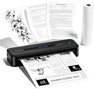 Phomemo M832 Portable Thermal Printer, Bluetooth Wireless Printer for Travel, Home, Office, Outdoors, Support 2’’, 3’’, 4’’ and A4 Thermal Paper, Compatible with Android and iOS, Black, 300dpi…