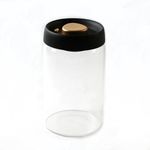 Stoke - Airtight Stash Jar (2 Oz.+) with Buttoned Airtight Lid - Smell Proof Container (1200 ml)