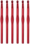 uxcell Aluminum Crochet Hook 8mm US