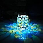 GUANFU Mosaic Solar Lanterns Outdoo