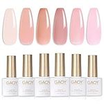 GAOY Jelly Nude Pink Gel Nail Polis