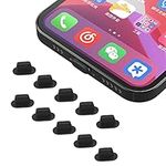 10 Pack iPhone Dust Port Plugs, Lightning Charging Port Cover for iPhone 13 12 Mini Pro Max, 11, X, XS, XR, 8 7 6 Plus, iPad, iPhone Charging Port Dust Plugs Set