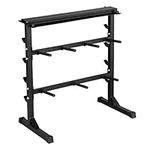 Yaheetech Dumbbell Rack 3 Tier Heavy Duty Weight Rack Storage Stand Large Multi-layer Weight Plates Holder Weight Sets for Strength Training Workout 300KG Black