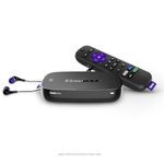 Roku Ultra LT 4K/HDR/HD Streaming Player with Enhanced Voice Remote, Ethernet, MicroSD with Premium 6FT 4K Ready HDMI Cable