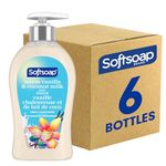 Softsoap Warm Vanilla Coconut Hand Soap - Moisturizing Liquid Soap, 6-Pack, 332mL Each, Refillable Pump, Hydrating Formula for Soft, Smooth Hands, savon à main