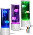 AONESY Jellyfish Lamp Jelly Fish Light Lamp Colour Changing Jellyfish Lamp Mini Jellyfish Aquarium Lamp Mood Lamp Gift Gift for Kids Men Women Home Deco for Room Mood Light for Relax