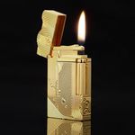 YUSUD Unique Fancy Lighter, Vintage Trench Lighter, One Piece Sanji Lighter, Cool Pipe Lighters Fluid Refill, Antique Copper Lighter, Unique Table Lighter Gifts for Men Woman Dad (Fuel Not Included)