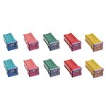 BOJACK Jcase Fuse Assortment 20A 30A 40A 50A 60A Automotive High/STD Profile Box Shaped Fuse Kit for Trucks ＆ Cars (Pack of 10, 2 for each Amp)