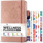 Legend Wellness Planner & Food Journal Pocket – Daily Diet & Health Journal with Weight Loss, Measurement & Exercise Trackers – Lifestyle & Nutrition Diary – Lasts 6 Months, 3.9x6.3″ – Rose Gold