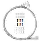 10x Universal Bicycle Shift Cables Gear Cables Steel Bowden Cables Bike Cycle 1.2 mm 2.05m