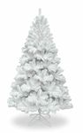 GSD Colorado Chrtistmas Xmas Tree - Green, Grey, Black, White, Frosted or Flocked (120cm (4ft), White)