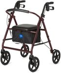 Medline Aluminum Rollator Walker wi
