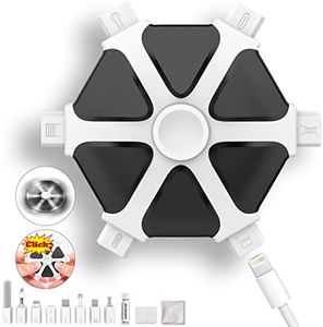 iPhone Cleaning Kit iPhone Cleaner, Charging Port Cleaning Multi-Tool Phone Repair & Restore Lightning Port Cell Phone Cleaner for iPhone iPad, Speakers,Earbuds, Cable, USB C Port AirPods