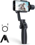 3-Axis Gimbal Stabilizer for iPhone 15 14 13 Pro Max XS X XR Samsung s23 s22 Android Smartphone, Handheld Gimble with Focus Wheel, Phone Stabilizer for Video Recording Vlog - FUNSNAP Capture 2s Combo