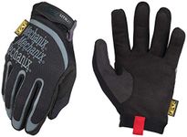 Mechanix Wear: Utility Work Gloves - Touch Capable, High Dexterity (Large, Black/Grey)