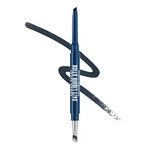 URBAN DECAY 24/7 Liquid Stick Waterproof Eyeliner - Smudge-Proof, Transfer-Proof, Up to 24HR Wear, Dual-Ended Retractable Gel Liner with Blending Eye Brush - Rough Waves (deep matte navy)