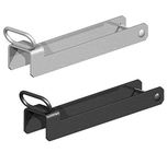 Throw Over Loop with Handle Gate Latch 75mm 3" Wide Galvanised or Black 14" Long (Galvanised)