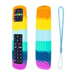 CALDIPREE Silicon Case Cover Pouch Compatible with Jio TV Remote (Multi)