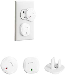 BBsecure 60 Packs Baby Resistant Outlet Covers White – Child Safety