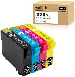 Artitech 220XL Ink Cartridges Compatible for Epson 2941 2942 2942 2943 2943 Replacement for Epson WF-2630 2650 2660 2750 2760 XP-220 320 324 420 Printer (1B 1C 1M 1Y)