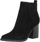 Marc Fisher Women's Matter Ankle Boot, Black Suede, 9