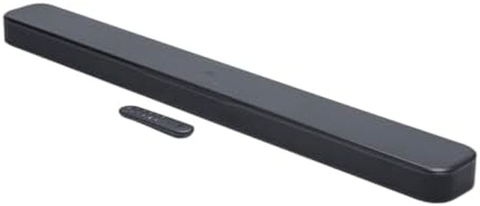 JBL Bar 300 MK2, 5.0‑Kanal All‑in‑One Bluetooth‑Soundbar für Fernseher mit Dolby Atmos Surround Sound, HDMI eARC, WLAN, 4K‑Video, PureVoice 2.0 und MultiBeam 3.0, Schwarz