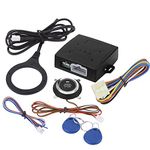 Universal Car Alarm System Engine Push Start Button Kit - Keyless Entry System, Lock Starter Ignition