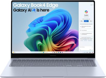 Samsung Galaxy Book4 Edge 16" AI Laptop – Snapdragon X Elite, 16GB RAM, 1TB, Arctic Blue