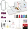 Poolin EOC05 Embroidery Machine Maximum Embroidery Area 4x9.25inch, 7 Inch Touch Screen Comes with WiFi Design Transfer, Includes All Accessories Supplies and Training for Beginners