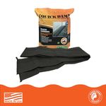 Quick Dam QD610-1 Water-Activated Flood Barrier-1 Pack, Black, 10-ft