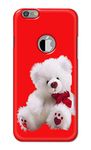 PRINTFIDAA Teddy Bear Cute Lovers Romantic Day Printed Designer Hard Case for Apple iPhone 6 Logo (4.7") / iPhone 6S Logo (4.7") Back Cover -(2E) MVN1001