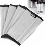 Jeffers Romper Stomper Fly Boots for Horses - Grey, Medium – Breathable Mesh Leg Wraps for Insect Protection, Stable Accessories for Summer Turnout, Ride Gear, Horse Hoof & Leg Care - 4 Pack