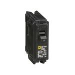 Schneider Electric - Homeline Mini Circuit Breaker, 15A, 1 Pole, 120/240Vac, 10kA Air, Standard, Plug-In, Ul,Hacr & Switching Duty Rated Application