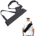 Huntingdoor Arrow Quiver 3-Tubes Canvas Back Quiver Hip Quiver 2 in 1 Belt Waist Hanged with Shoulder Strap Archery Arrow Holder for Right Hand Left Hand