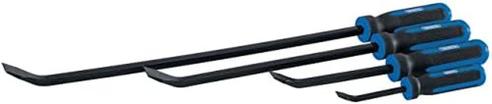 Draper 92034 4 Piece Soft Grip Pry Bar Set, Black