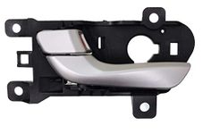 PT Auto Warehouse HY-2602R-FL - Interior Inner Inside Door Handle, Silver Lever/knob - Front Left Driver Side