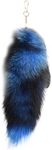 ABPETE Furry Fox Tail Keychain: Flu