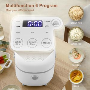Bear 4-Cup Multifunction Rice Cooker – White