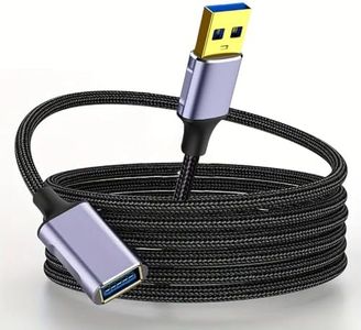 USB Extension Cable, TEKERA High Speed USB 3.0 Extension Cord Type A Male to Female Sturdy Braided Material Fast Data Transfer Compatible with USB Keyboard,Mouse,Flash Drive, USB0433