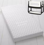 Restorology Baby Crib Mattress - Breathable, Extra Thick, Super Soft, Anti Allergy, Removable Washable Cover Made In UK - 75.5 x 40 x 5 cm