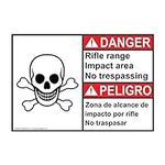 ComplianceSigns.com DANGER Rifle Ra