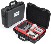 UTEBIT Hard Waterproof Case for DJI Mini 4 Pro/3, RC2/RC Controller, Portable Travel Carrying Bag for DJI, Support 7 batteries and RC lanyard