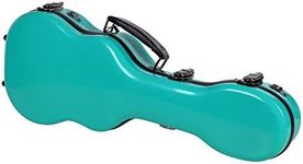 Crossrock Thick Padded Hardshell Fiberglass Turquoise Concert Ukulele Case (CRF1020CUTU)