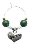 Libby's Market Place Grandma Glass Charm on a Gift Card