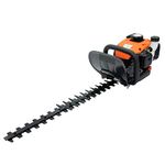 Kiam Sherwood H600 Petrol Hedge Trimmer Cutter | 21.7cc 2-Stroke Engine | 60cm Dual Action Blades | 180 Degree Rotating Handle | Garden Trimming Hedges, Bushes & Shrubs