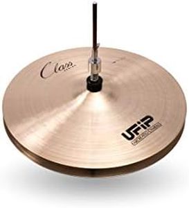 Ufip CS-13MHH Class Series 13 Inch Medium Hi Hat Cymbals l B20 Bronze Alloy l Hand-Crafted in Italy Since 1931 utilizing our Exclusive Rotocasting Process